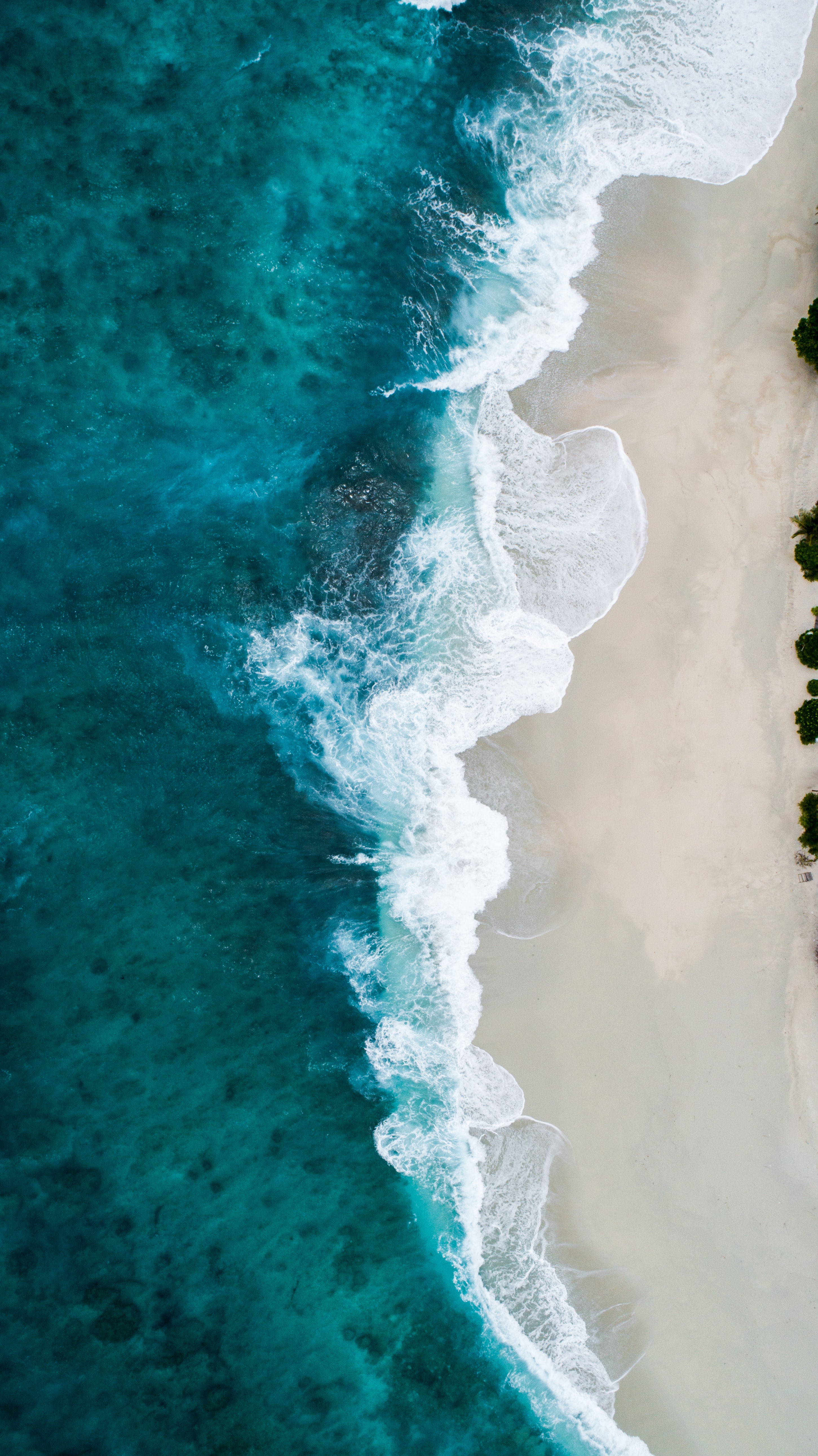 Peaceful beach scene for meditation